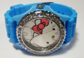 Relógio Infantil Hello Kitty Azul
